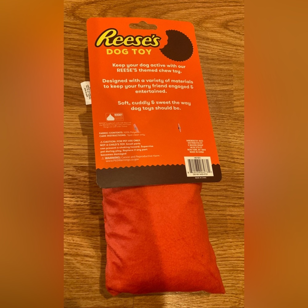 New Reeses Dog squeaky Toy - Picture 4 of 5